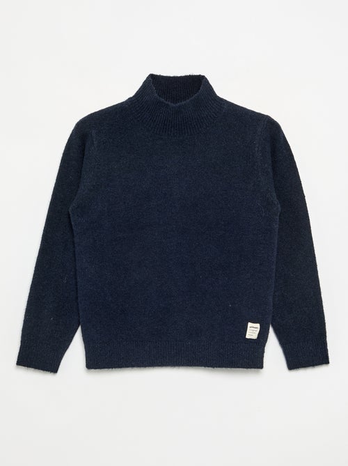Pull à manches longues et col roulé - Kiabi