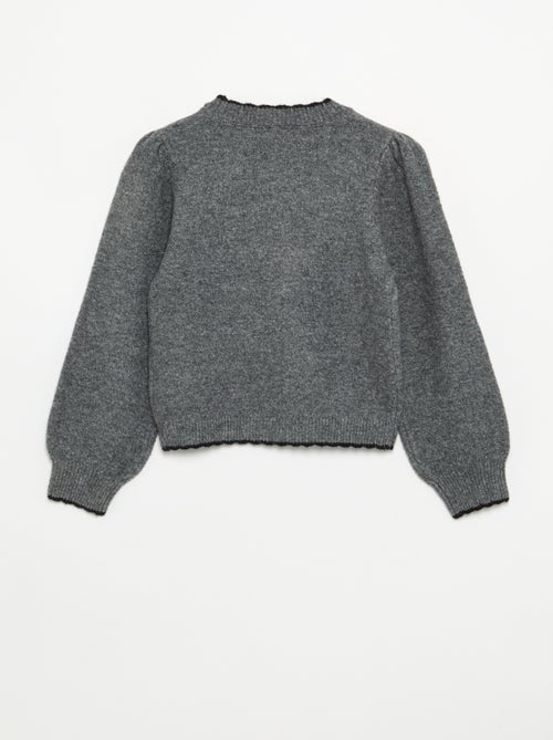 Pull avec 'Cœurs' devant - Kiabi