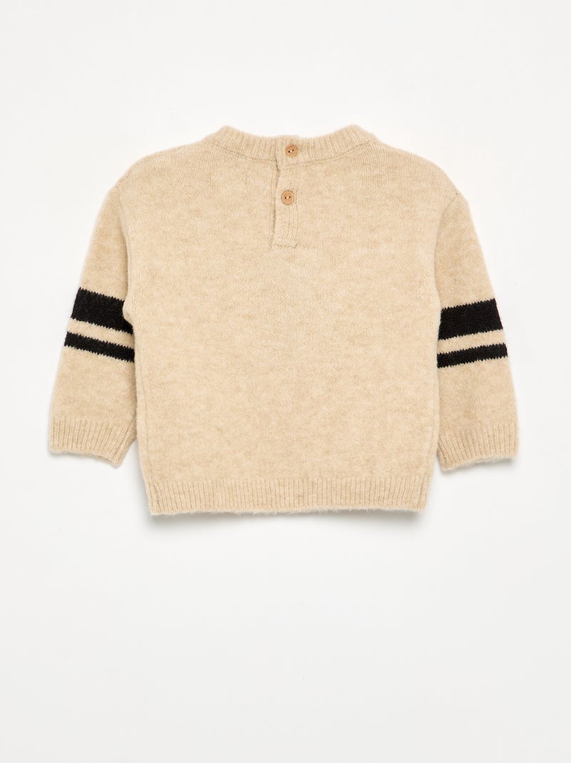 Pull avec imprimé chien Blanc - Kiabi