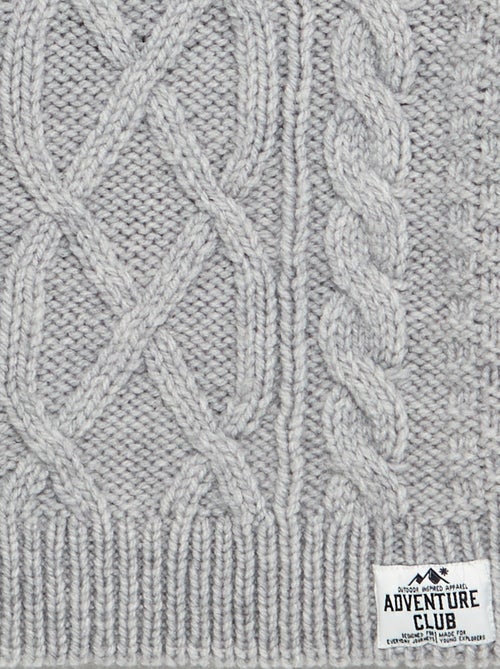 Pull avec torsades - Kiabi