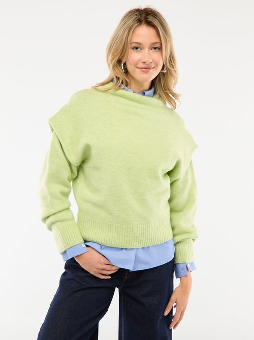 Pull chaud à col montant - Kiabi