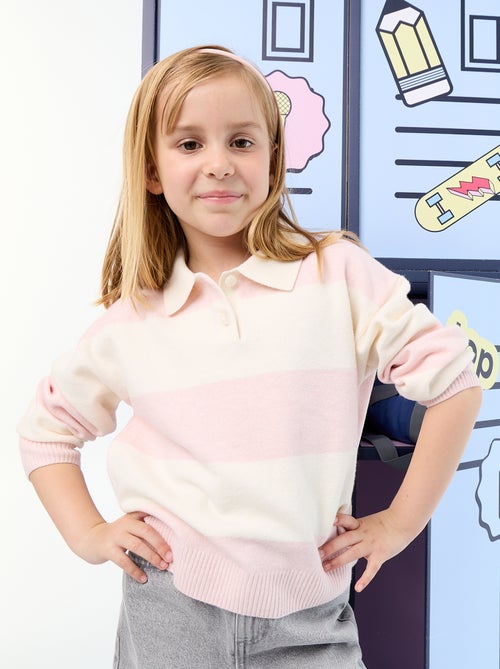 Pull chaud forme polo - Kiabi Pull chaud forme polo - Kiabi