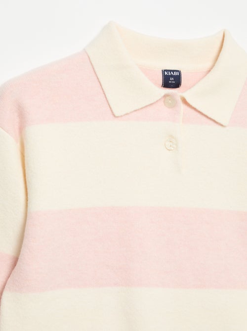 Pull chaud forme polo - Kiabi Pull chaud forme polo - Kiabi