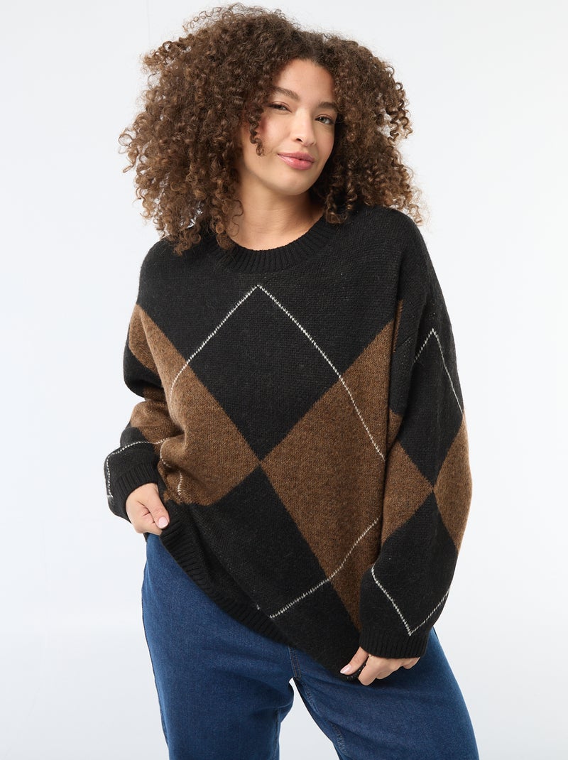 Pull chaud Marron - Kiabi