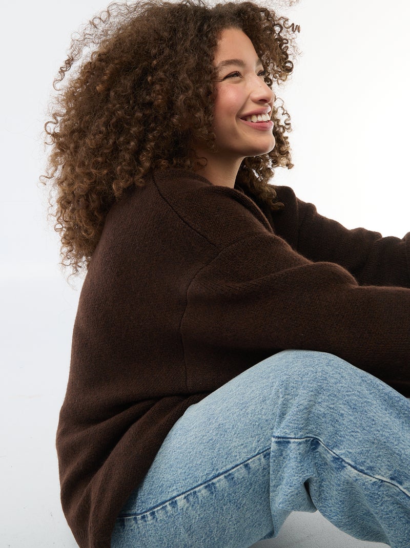 Pull chaud Marron - Kiabi