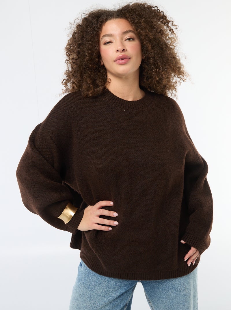 Pull chaud Marron - Kiabi