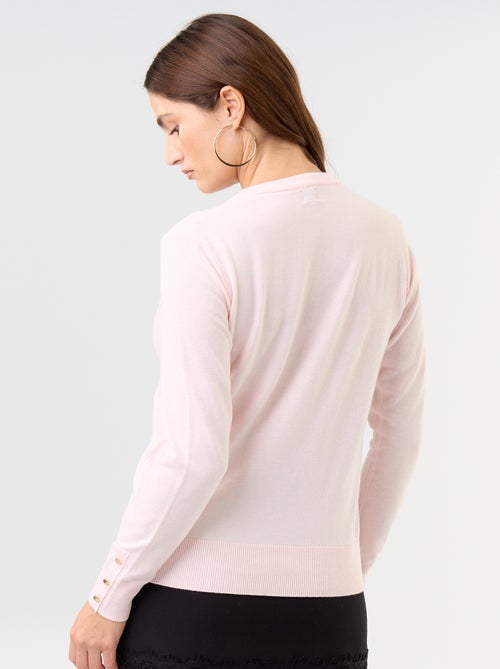 Pull col rond en maille fine jauge - Kiabi Pull col rond en maille fine jauge - Kiabi
