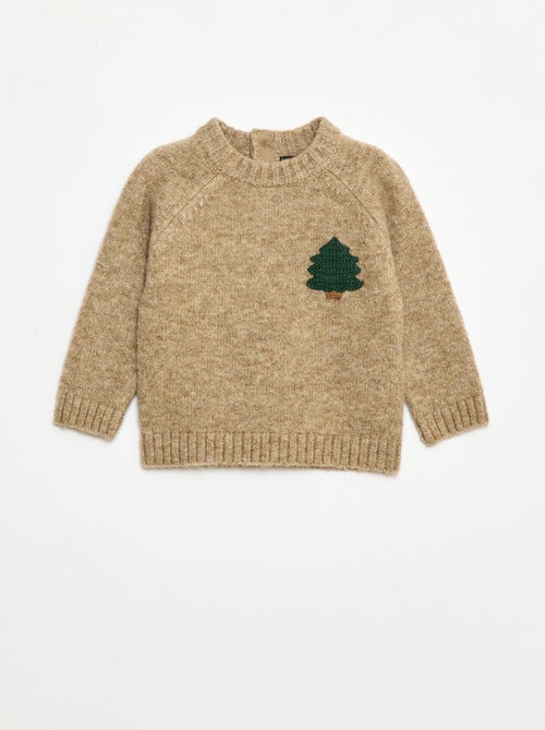 Pull de Noël doux animé fantaisie - Kiabi