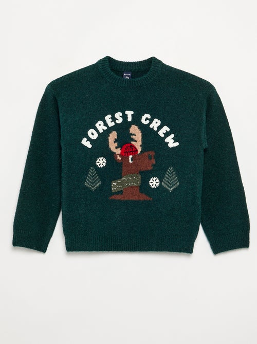 Pull de Noël en grosse jauge - Kiabi
