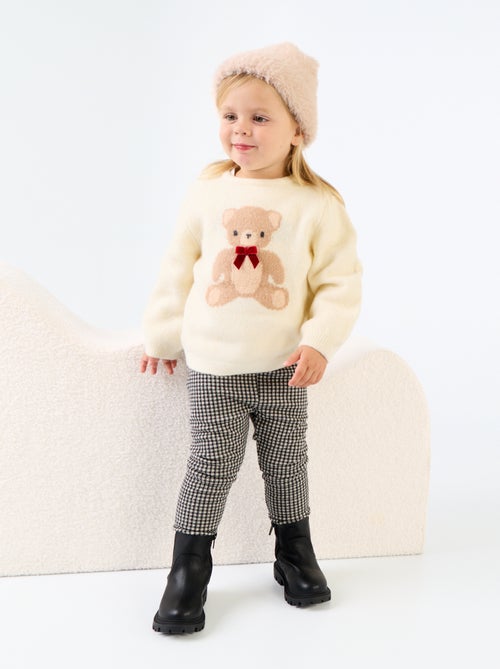 Pull de Noël fine jauge 'ourson' - Kiabi