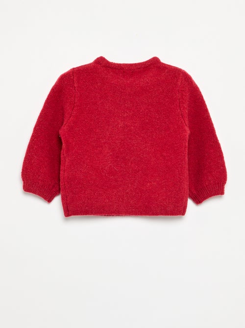 Pull de Noël fine jauge 'ourson' - Kiabi