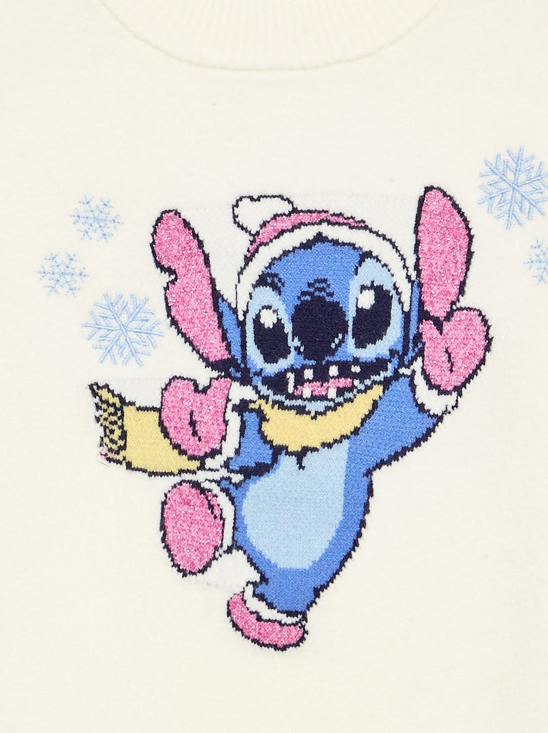 Pull 'Disney' 'Stitch' Blanc - Kiabi