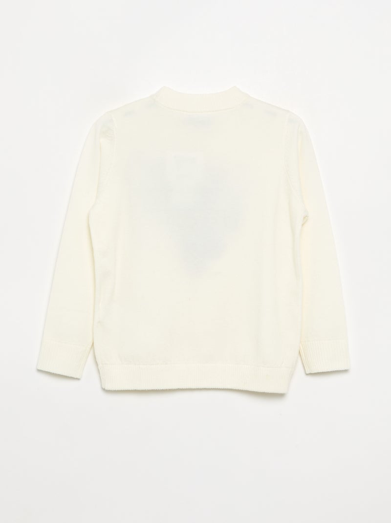 Pull 'Disney' 'Stitch' Blanc - Kiabi