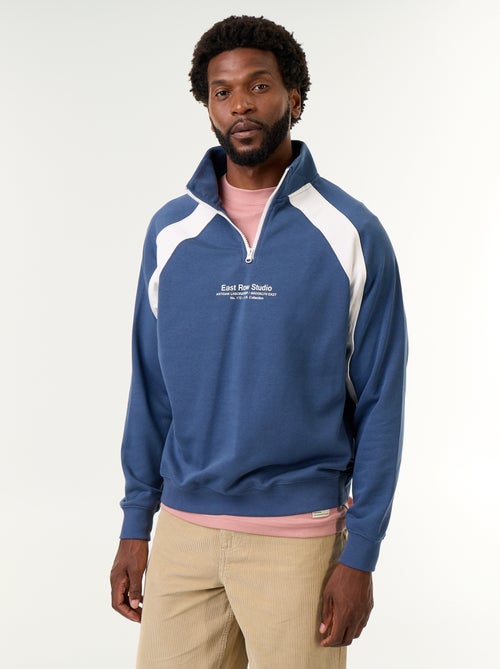 Pull en French Terry col camionneur - Kiabi Pull en French Terry col camionneur - Kiabi