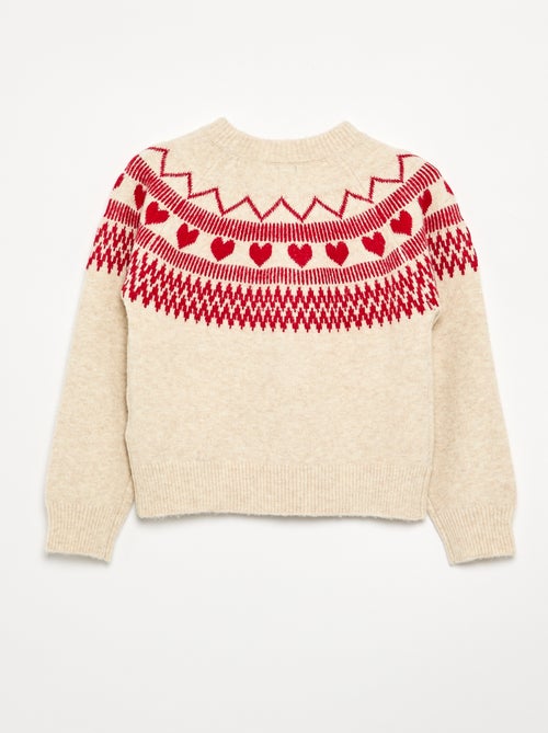 Pull en jacquard - Kiabi