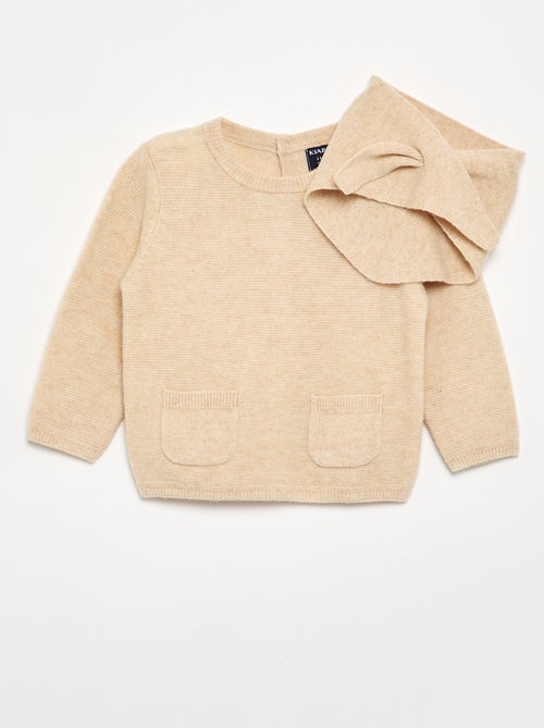Pull en laine et cachemire - Premium - Kiabi