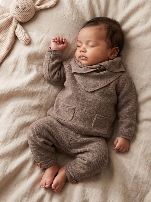 Pull en laine et cachemire - Premium - Kiabi