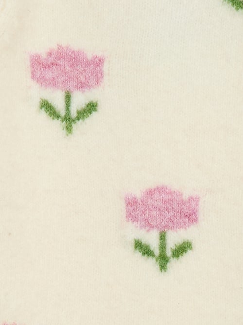 Pull en maille avec animation jacquard - Kiabi