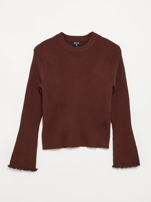 Pull en maille côtelée - Kiabi Pull en maille côtelée - Kiabi