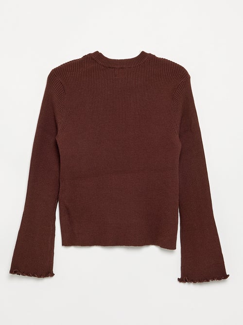 Pull en maille côtelée - Kiabi Pull en maille côtelée - Kiabi