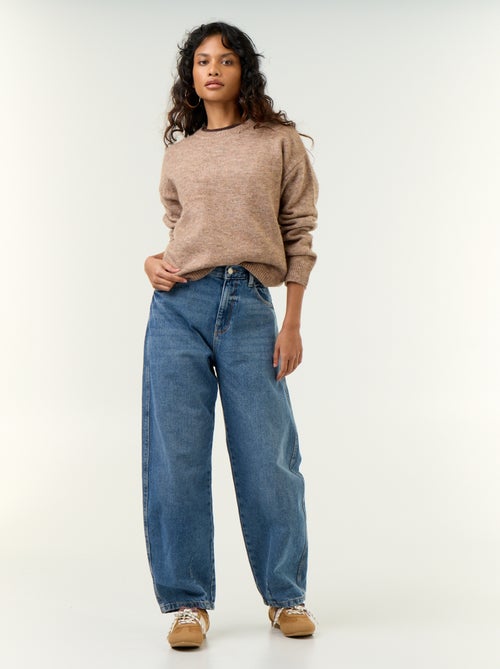 Pull en maille grosse jauge - Kiabi