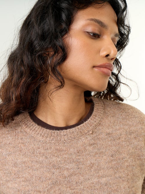 Pull en maille grosse jauge - Kiabi