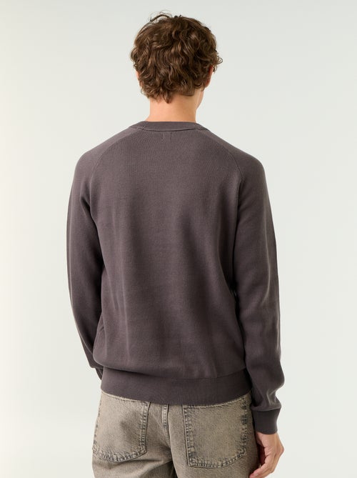 Pull en maille grosse jauge - Kiabi