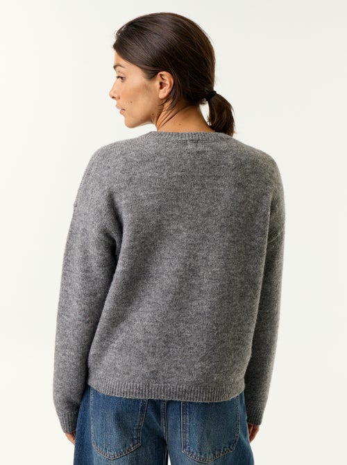 Pull en maille grosse jauge - Kiabi