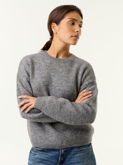 Pull en maille grosse jauge - Kiabi