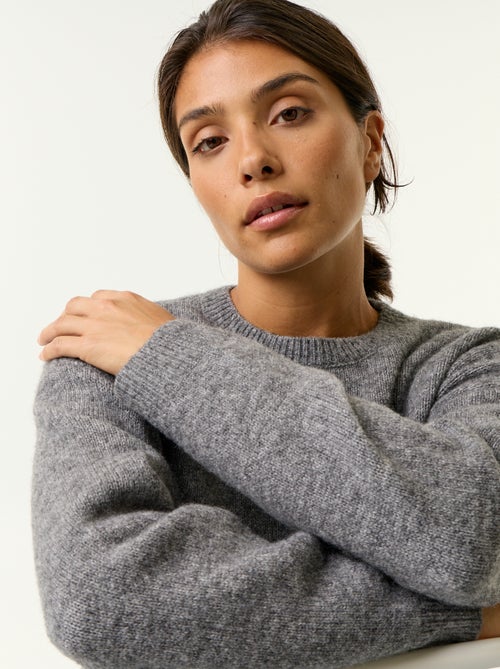Pull en maille grosse jauge - Kiabi