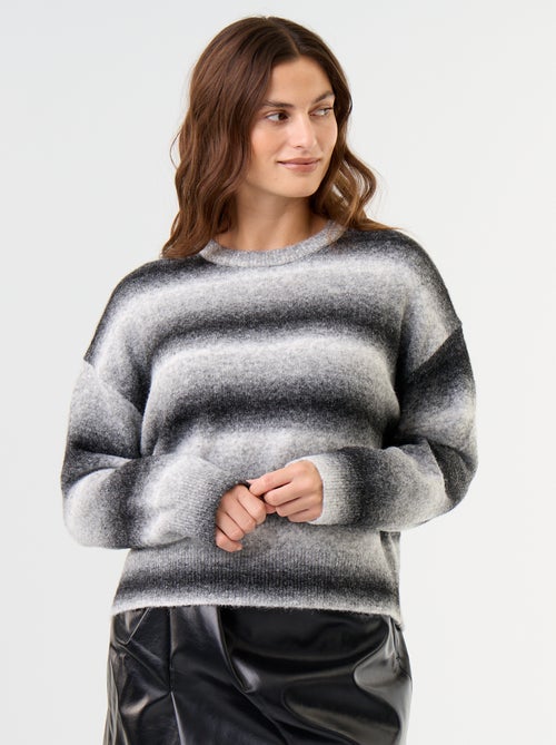 Pull en maille grosse jauge - Kiabi