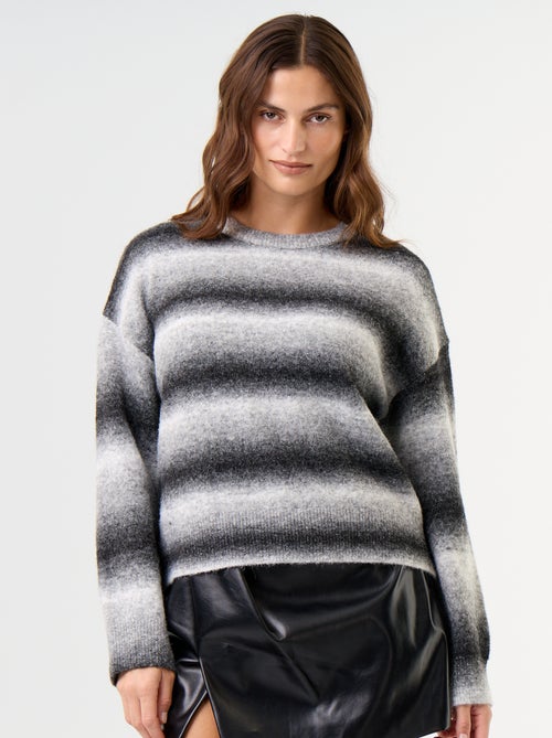 Pull en maille grosse jauge - Kiabi