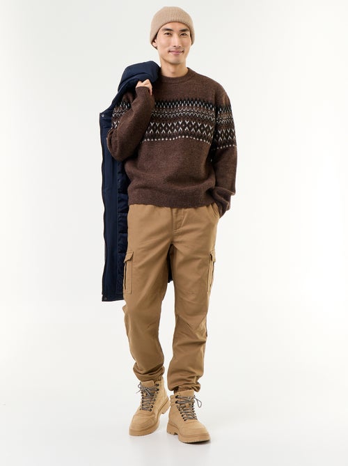 Pull en maille grosse jauge - Kiabi