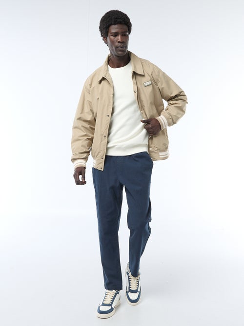 Pull en maille nid d'abeille - Kiabi