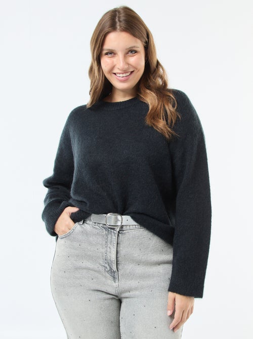 Pull fin en maille chaude - Kiabi