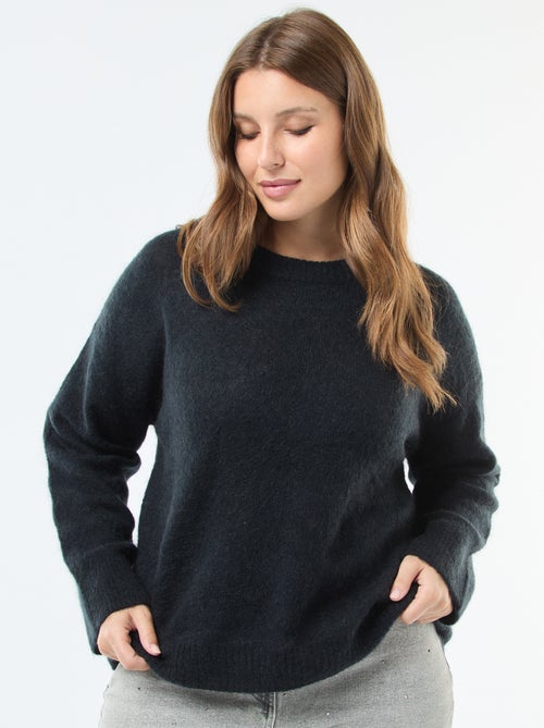 Pull fin en maille chaude - Kiabi