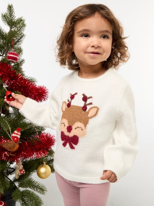 Pull imprimé Noël - Kiabi