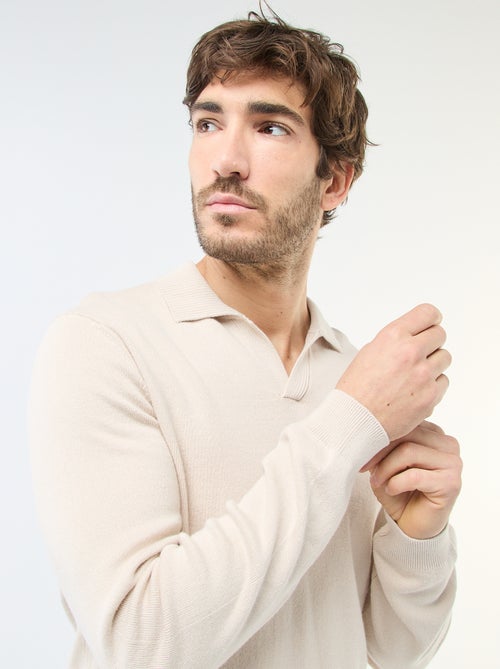 Pull in maglia con collo polo - Kiabi
