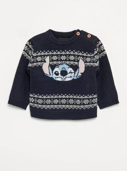 Pull jacquard 'Disney' 'Stitch' - Kiabi