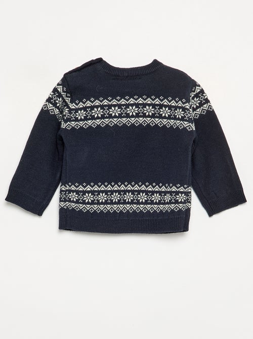 Pull jacquard 'Disney' 'Stitch' - Kiabi