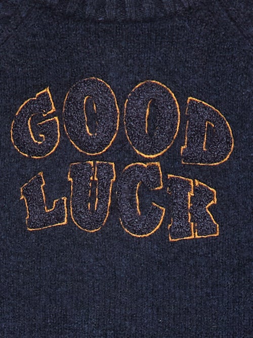 Pull jacquard rayé - Kiabi