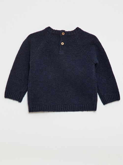 Pull jacquard rayé - Kiabi