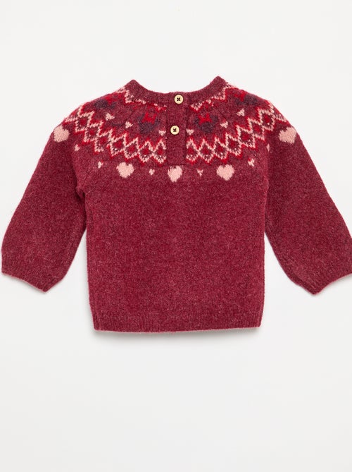 Pull 'Minnie' 'Disney' à col rond 'Noël' - Kiabi