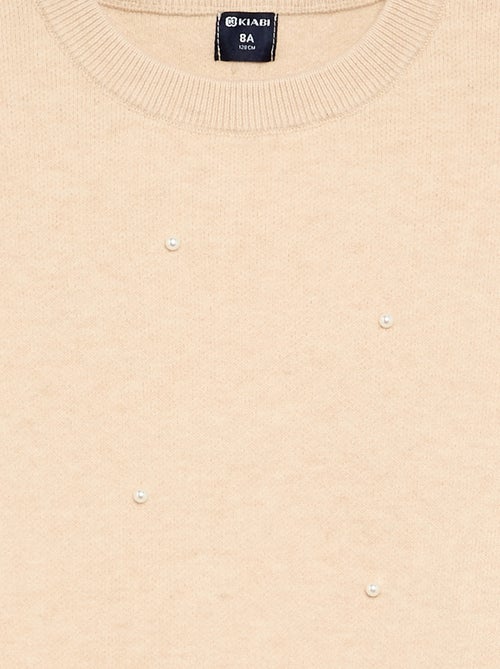 Pull mit Perlen - Kiabi