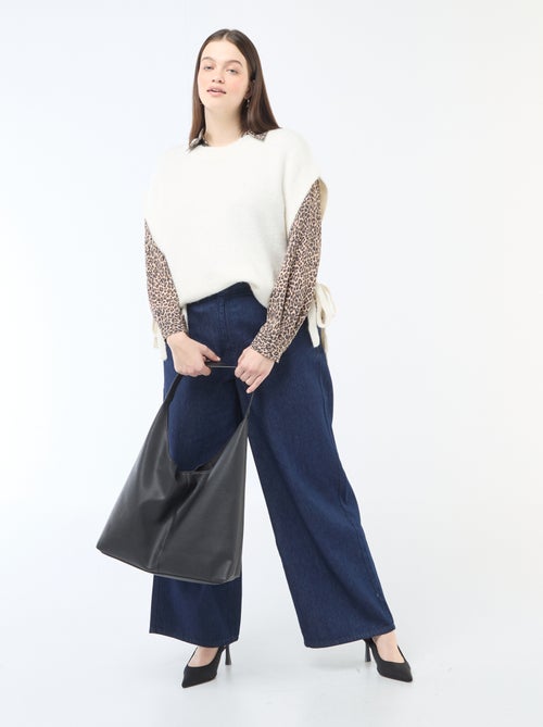 Pull sans manches à nouer sur les côtés - Kiabi