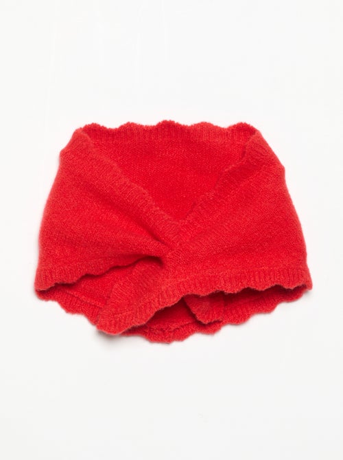 Pull sans manches avec écharpe amovible - Kiabi
