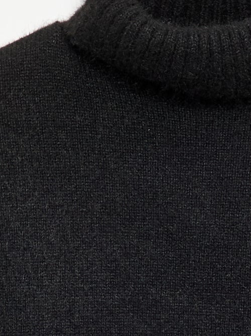 Pull uni à col roulé - Kiabi
