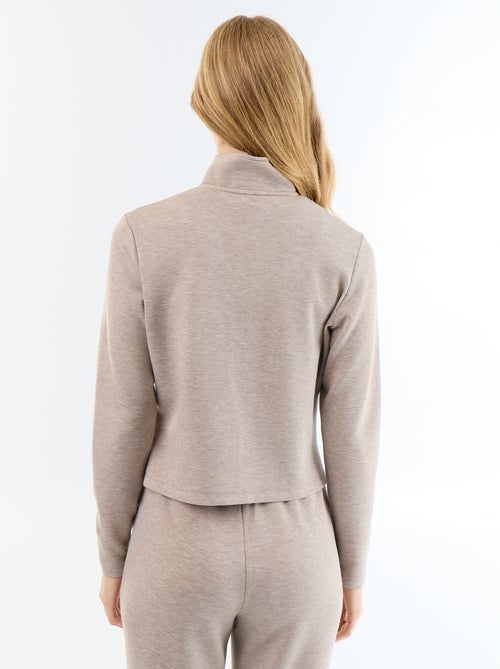 Pull zippé col montant - Kiabi Pull zippé col montant - Kiabi
