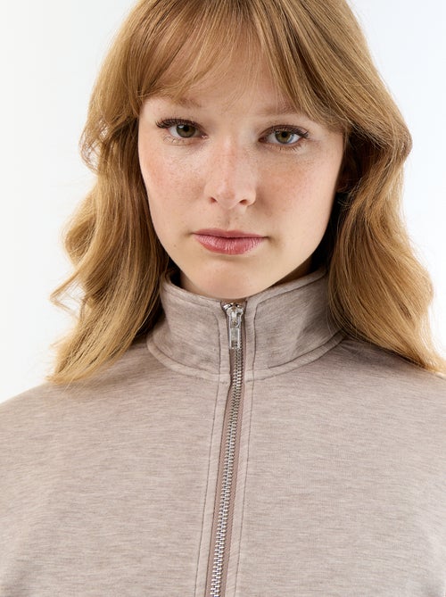 Pull zippé col montant - Kiabi Pull zippé col montant - Kiabi