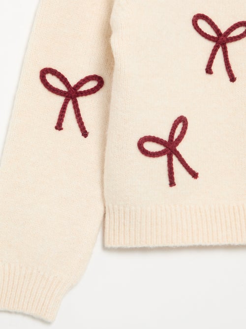 Pulli mit Kordel-Knoten - Kiabi